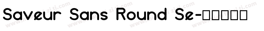 Saveur Sans Round Se字体转换